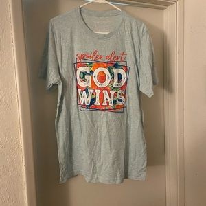 Light Blue Christian Shirt